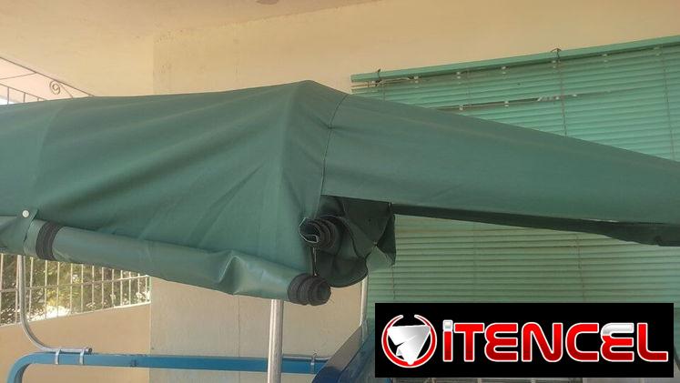 Techo para triciclo eléctrico