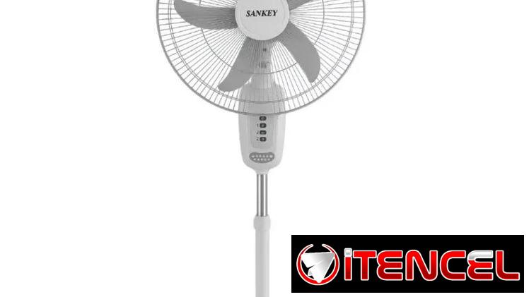 Ventilador recargable de pedestal de 16″ Sankey nuevo en caja con garantía !