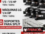 Combo máquinas de frío y soportes split pie de amigo