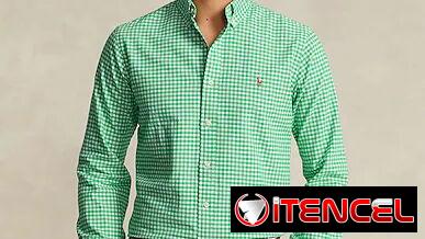 CAMISAS DE MARCA: “RALPH LAUREN”, “TOMMY HILFIGER” Y “REPORT COLLECTION” DE LINO CRUDO.