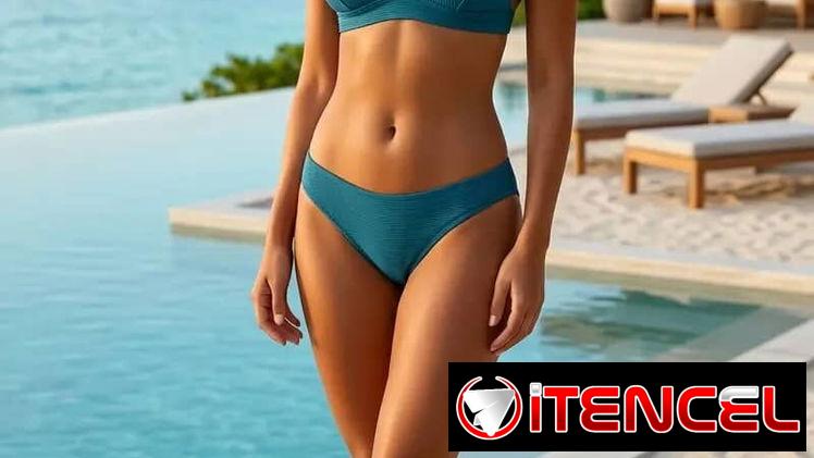 Bikini Turquesa Texturizado – Elegancia y Estilo para el Verano L