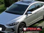Hyundai Elantra 2017  escotilla ,ya tiene chapa carro importado,pintura de fábrica automático,Es económico en consumo