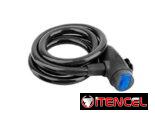Candado de cable para moto, bicicleta, etc 1 metro de largo