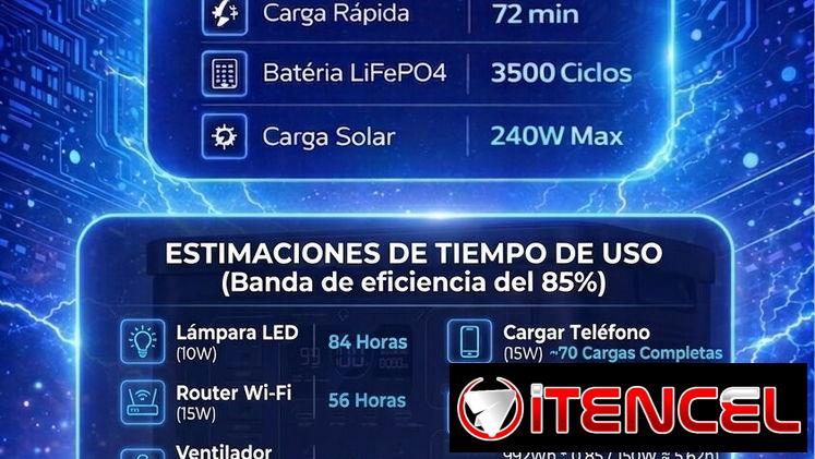 Oupes 1200w Estación de energía 100% americanas