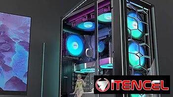 Chasis MUSETEX G07 ATX con 6 fanes argb con cristal lateral y frontal newq🎁🎁☎️58001943