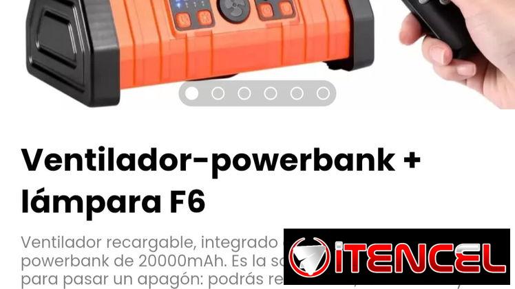 Ventiladores recargables- 40000 y 2000 mAh