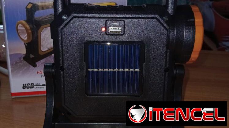 💡READY PA’ LOS APAGONES 💡 LAMPARA LED RECARGABLE CON PANEL SOLAR. MENSAJERÍA CON FACTURA Y GARANTÍA. TL 54833699