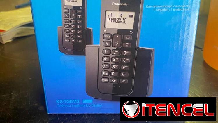 📞PANASONIC 📞 TELELFONOS INALAMBRICOS 2 KX-TGB112. MENSAJERÍA CON FACTURA Y GARANTÍA. TLF 54833699