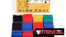 Kit de tubos termorretráctiles de 900 piezas