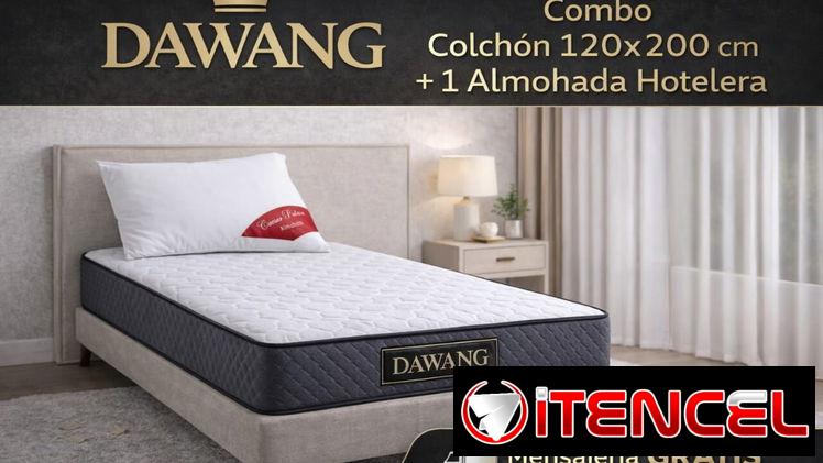 COMBO Colchón DAWANG y Almohadas hoteleras
