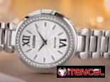 CITIZEN ECODRIVE CAPELLA PARA MUJER (EX1500-52A) DE 34MM , NUEVO A ESTRENAR POR USTED , CRISTAL DE ZAFIRO 58049738