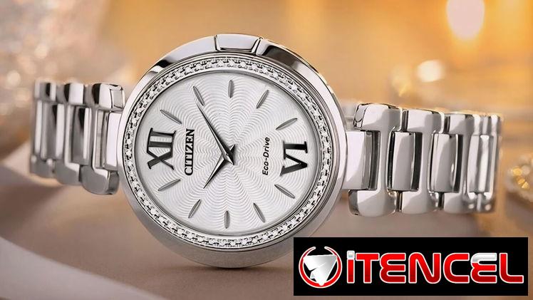CITIZEN ECODRIVE CAPELLA PARA MUJER (EX1500-52A) DE 34MM , NUEVO A ESTRENAR POR USTED , CRISTAL DE ZAFIRO 58049738