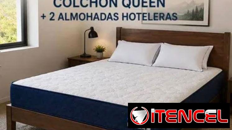 COMBO Colchón Queden + 2 Almohada