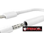 Adaptador para puerto 3,5mm de Audifonos a puerto (Lightning / Tipo C).