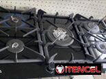Cocina de gas empotrada Drija de 5 hornillas modelo TOSCANA 90 Vidrio Templado Negro Precio $280 USD Mensajería Incluida