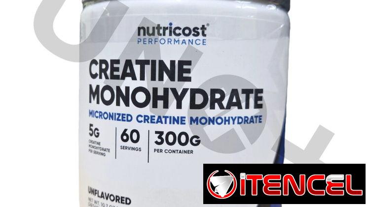 Creatina Monohidratada Micronizada Nutricost 60 servings