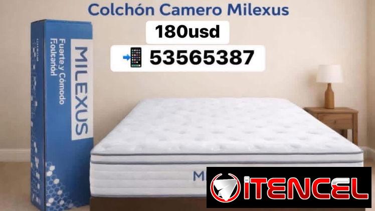 Colchón Camero Milexus sellado al vacío