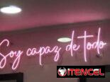 Decoración carteles flex neón