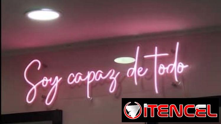Decoración carteles flex neón