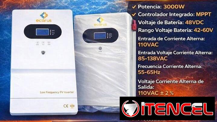 ⚡Inversor Ecarus 3kw⚡