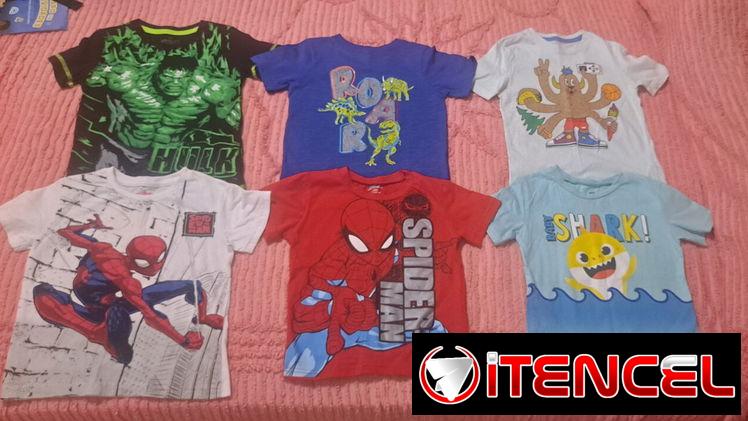 Pullovers, shores y bermudas para niños.