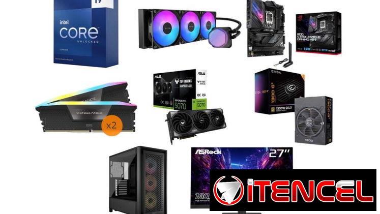 PC GAMER RTX 5070 🤩Asus ROG Strix Z690 +i9 13GEN + CORSAIR 64GB 6000mhz + EVGA 1300W 🆕0km