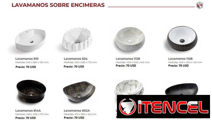 Variedad de Lavamanos Sobre Encimeras