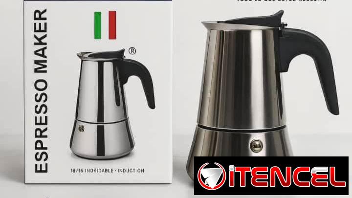 Cafetera italiana 4 tazas mensajería gratis