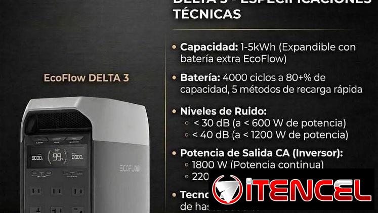 Delta 3 EcoFlow nuevas en caja