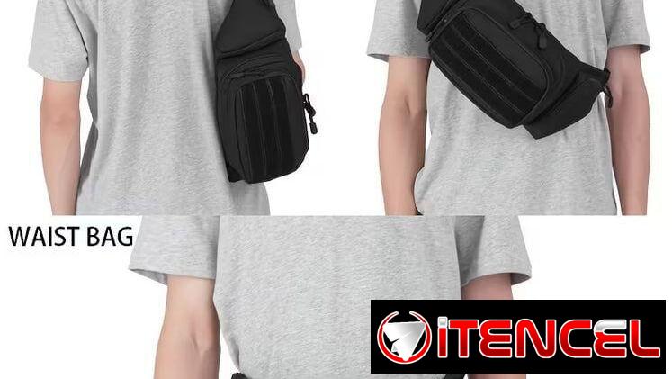 🍒Riñonera táctica camuflada multifuncional🍒