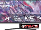 Monitor  Ultra-WQHD de 34″ SAMSUNG Serie ViewFinity S50GC  100Hz, 5ms, HDR10, AMD FreeSync, Cuidado de los ojos 52815418