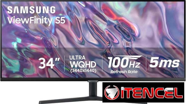 Monitor  Ultra-WQHD de 34″ SAMSUNG Serie ViewFinity S50GC  100Hz, 5ms, HDR10, AMD FreeSync, Cuidado de los ojos 52815418