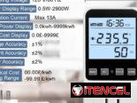 Medidor de potencia, monitor de uso de electricidad, consumo de energía para el hogar