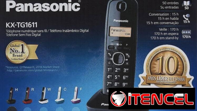—– Teléfono Inalámbrico 1 base  Panasonic —–