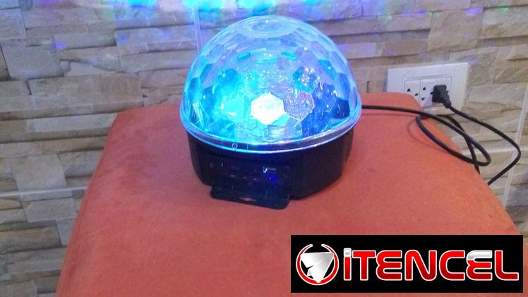 Bola de colores con música mp3 por memoria o tarjeta