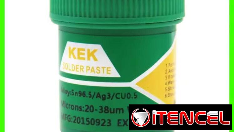 🔥 Pasta de Soldar KEK Sn96.5 / Ag3 / Cu0.5 – 50 g Alta Precisión