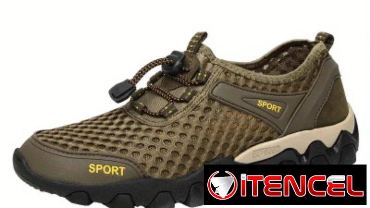 Zapatillas deportivas casuales de malla transpirable para hombre, estilo 2026, ideales para senderismo acuático y trekin