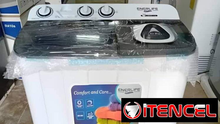 Lavadora Semiautomática Enerlife 7KG Precio $220 USD con Transporte Incluido  Garantía  Factura