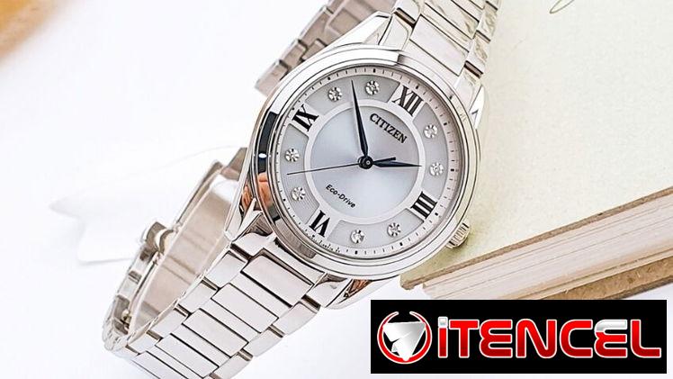 CITIZEN ECODRIVE AREZZO (EM0870-58A) DE 32MM PARA MUJER , CRISTAL DE ZAFIRO , ACERO INOXIDABLE NUEVO A ESTRENAR 58049738