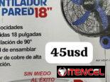 Ventiladores de pared, pedestal y recargable, factura, garantía y mensajería gratis en la Habana, 📞 58684483