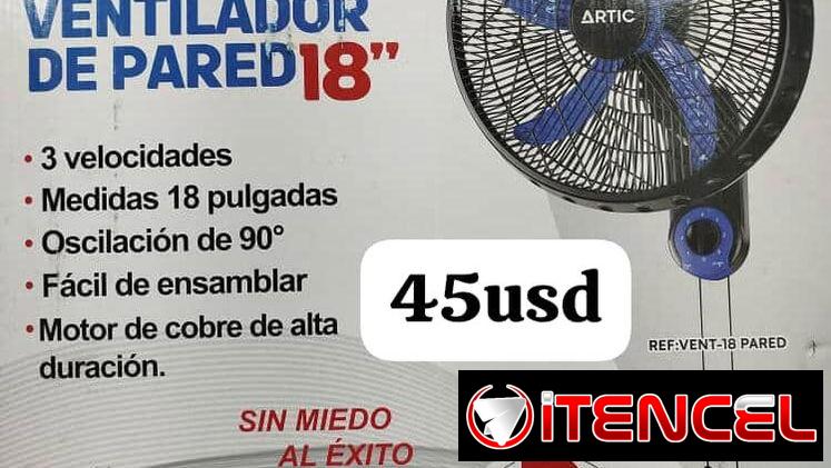 Ventiladores de pared, pedestal y recargable, factura, garantía y mensajería gratis en la Habana, 📞 58684483