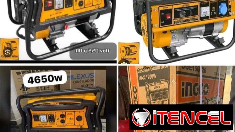 PLANTAS ELÉCTRICAS DE 1200 3000 4675 Y 6500 WATT NEW CAJA! ⚡️