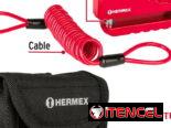 Hermex CB-55 Candado para disco de motocicleta, perno de 5.5 y 10 mm, Hermex
