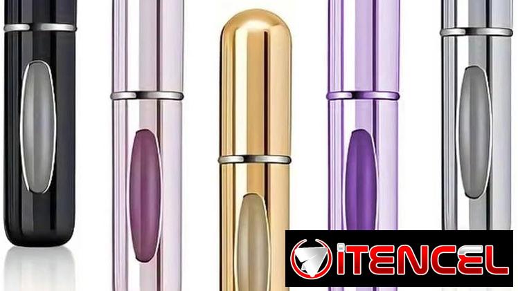Mini atomizadores de perfume recargables  Detalles del producto Perfectos para viajes y uso diario Color: Plata, Dorado,