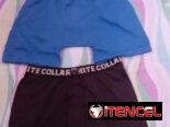 Calzoncillos el azul  talla M y el carmelita talla L.