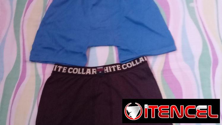 Calzoncillos el azul  talla M y el carmelita talla L.
