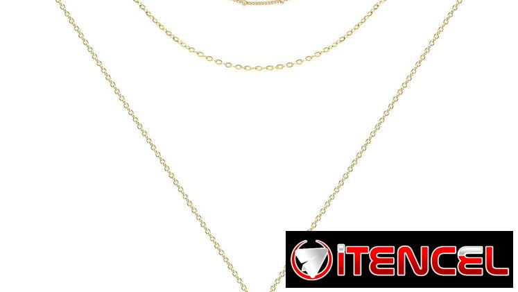 Collar chapado en oro 14 quilates