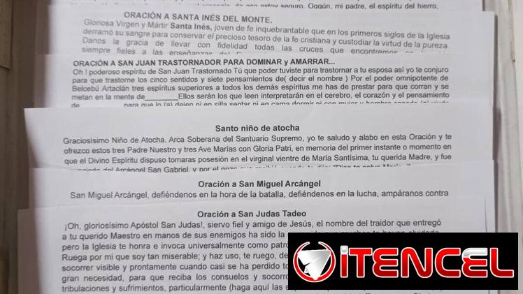 Se venden oraciones religiosa para tener salud y prosperidad