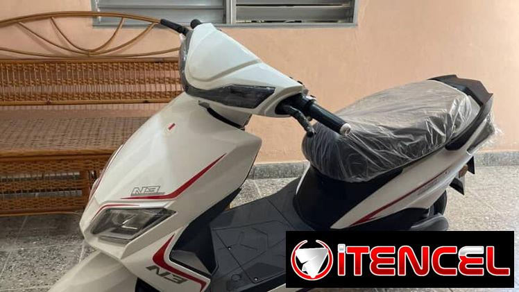 Moto eléctrica VEDCA N3 Especificaciones de la batería: 60V 30A. Velocidad media: 50 Km/h.  Autonomía: 60-80 km.