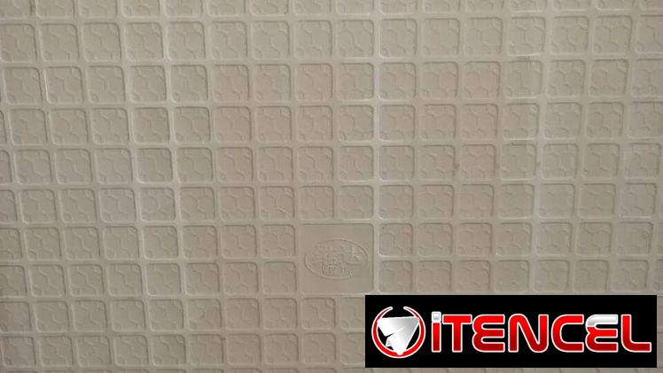Losas de piso color beige claro 50x50cm, son 10m2